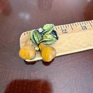 Vintage Pear Brooch